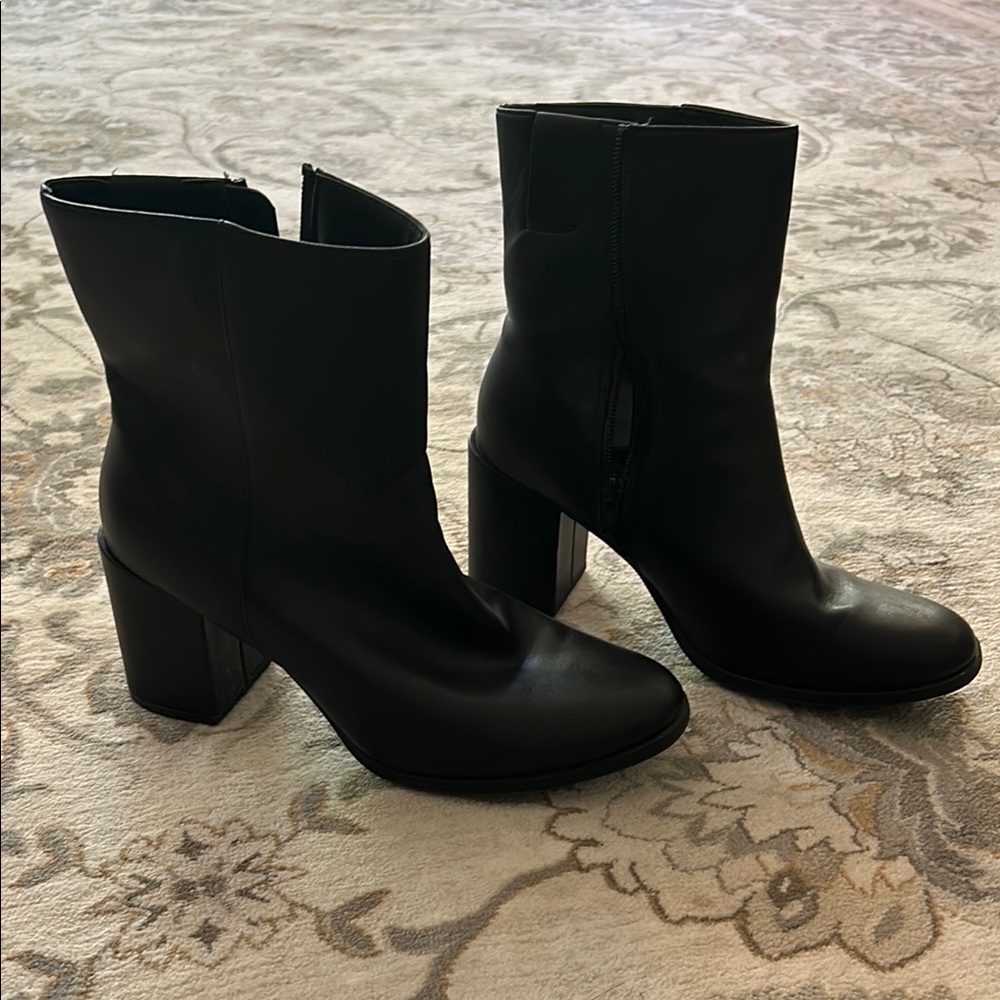 Target Black Heeled Boots